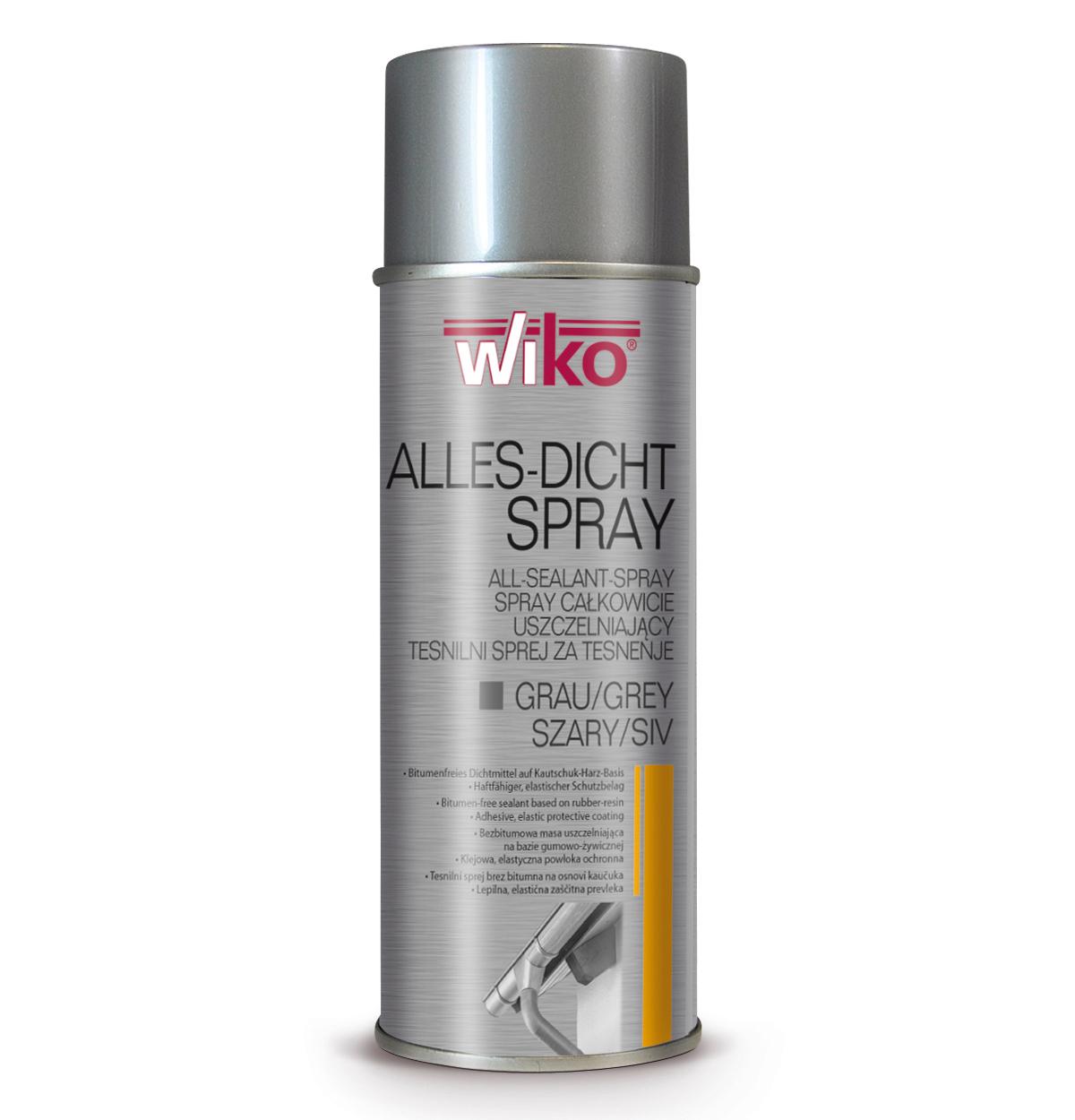 WIKO AADG.D400 ΜΟΝΩΤΙΚΟ SPRAY ΣΦΡΑΓΙΣΗΣ ΔΙΑΡΡΟΩΝ, 400ML (ΓΚΡΙ)