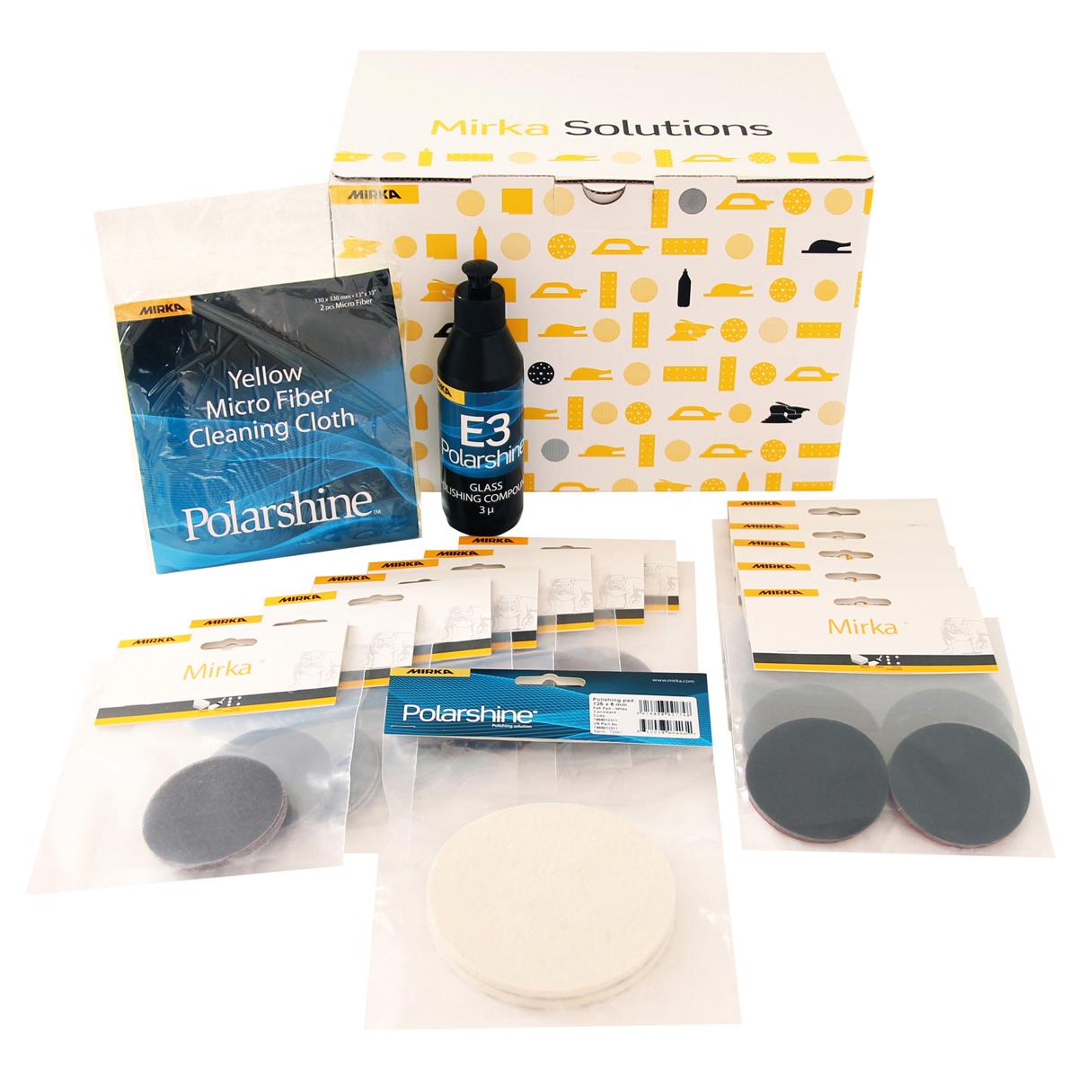 MIRKA KITGLASS125 KIT GLASS POLISHING 125 MM